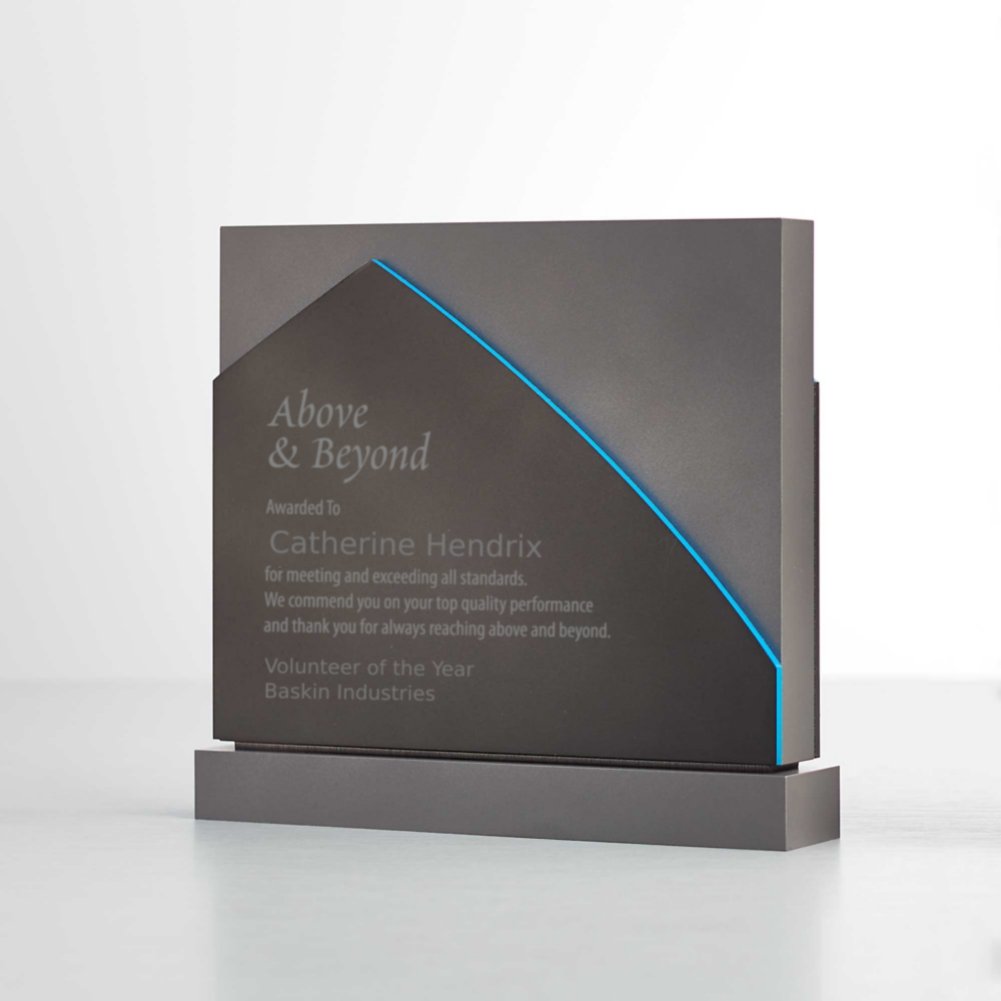 View larger image of Grey Matte Acrylic Trophy Square
